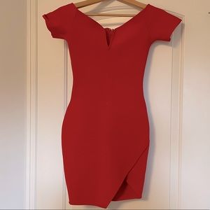 NEW RED BANDAGE DRESS